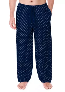 Wholesale ✔️ IZOD Silky Fleece Square Dot Print Lounge Pants ⭐