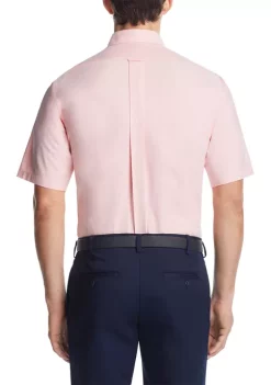 Brand new 🌟 IZOD Short Sleeve Stretch Button Down 👕 Shirt ✔️ -Swimsuit Shop Belk 679