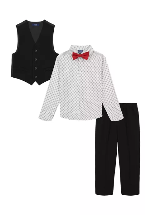 Best Pirce โจ IZOD Boys 4-7 Pinstripe Dot Vest Set ๐ฅ 4 Best Pirce โจ IZOD Boys 4-7 Pinstripe Dot Vest Set ๐ฅ - Image 2