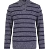 Cheapest ❤️ IZOD Boys 8-20 Marled Stripe 1/4 Button Sweater 🧨 -Swimsuit Shop Belk 729