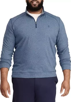 Best Pirce 🧨 IZOD Big & Tall Micro Fleece 1/4 Zip Sweater ⭐ -Swimsuit Shop Belk 737