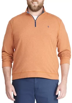 Best Pirce 🧨 IZOD Big & Tall Micro Fleece 1/4 Zip Sweater ⭐ -Swimsuit Shop Belk 738