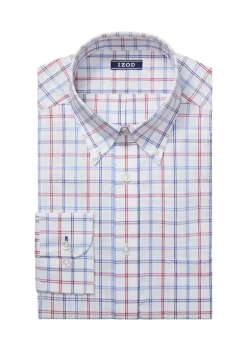 Buy 🤩 IZOD Big & Tall Allover Stretch 👗 Dress 👕 Shirt 🔔 -Swimsuit Shop Belk 752