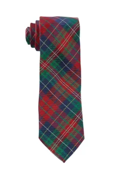 Best Pirce 💯 IZOD Holiday Plaid Tie 💯 -Swimsuit Shop Belk 758