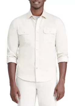 Brand new 😉 IZOD Men's Classic Fit Button Down Sport 👚 Shirt 👏 -Swimsuit Shop Belk 794