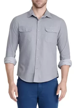 Brand new 😉 IZOD Men's Classic Fit Button Down Sport 👚 Shirt 👏 -Swimsuit Shop Belk 795