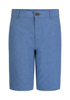 Outlet ✨ IZOD Boys 8-20 Stretch Heather Shorts 😍 -Swimsuit Shop Belk 820