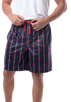 Buy ๐ IZOD Big & Tall Lobster Printed Fleece Shorts โ