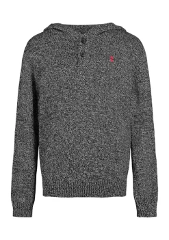 Best reviews of 😀 IZOD Boys 8-20 Hooded Marled Sweater 🔥 -Swimsuit Shop Belk 829