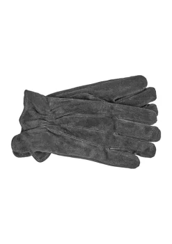 Best Pirce 😉 IZOD Pig Suede Gloves with Polyester Tricot Lining 🤩