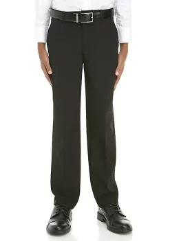 Cheap ⭐ IZOD Boys 8-20 Basic Stretch 👗 Dress Pants 🎉