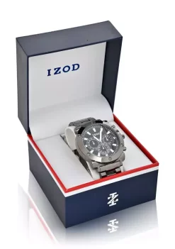 Best deal 🔥 IZOD Men's Black Bracelet ⌚ Watch 💯 -Swimsuit Shop Belk 872