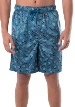 Best reviews of 🎁 IZOD Big & Tall Pineapple Print Fleece Shorts 🎁 -Swimsuit Shop Belk 889