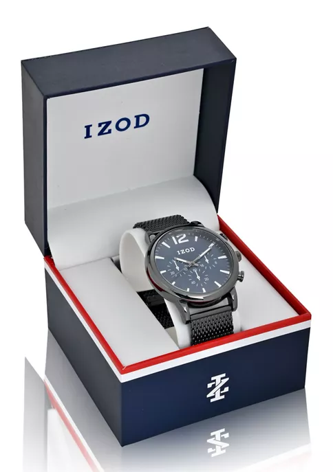 Flash Sale ๐ฅ IZOD Men's Black Mesh Bracelet โ Watch ๐ฏ 4 Flash Sale ๐ฅ IZOD Men's Black Mesh Bracelet โ Watch ๐ฏ - Image 2