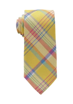 Deals 🔥 IZOD Bogue Plaid Tie ⌛ -Swimsuit Shop Belk 939