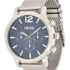 Cheap 👍 IZOD Men's Stainless Steel Mesh Bracelet ⌚ Watch 👍 -Swimsuit Shop Belk 947