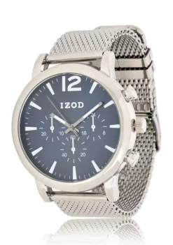 Cheap 👍 IZOD Men's Stainless Steel Mesh Bracelet ⌚ Watch 👍 -Swimsuit Shop Belk 950