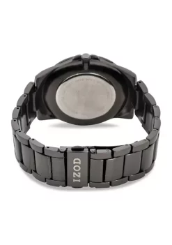 Best Pirce 🤩 IZOD Men's Sport Gunmetal Bracelet ⌚ Watch ✨ -Swimsuit Shop Belk 967