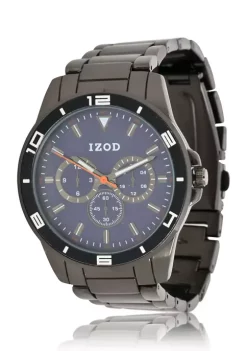 Best Pirce 🤩 IZOD Men's Sport Gunmetal Bracelet ⌚ Watch ✨ -Swimsuit Shop Belk 968