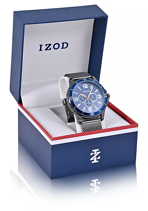 Best Sale โ๏ธ IZOD Black Mesh Sport Bracelet โ Watch ๐คฉ 4 Best Sale โ๏ธ IZOD Black Mesh Sport Bracelet โ Watch ๐คฉ - Image 2