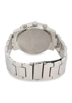 Cheap 🎁 IZOD Men't Silvertone Bracelet ⌚ Watch 👏 -Swimsuit Shop Belk 996