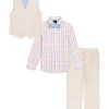 Budget ✨ IZOD Boys 4-7 Khaki Vest Set 💯
